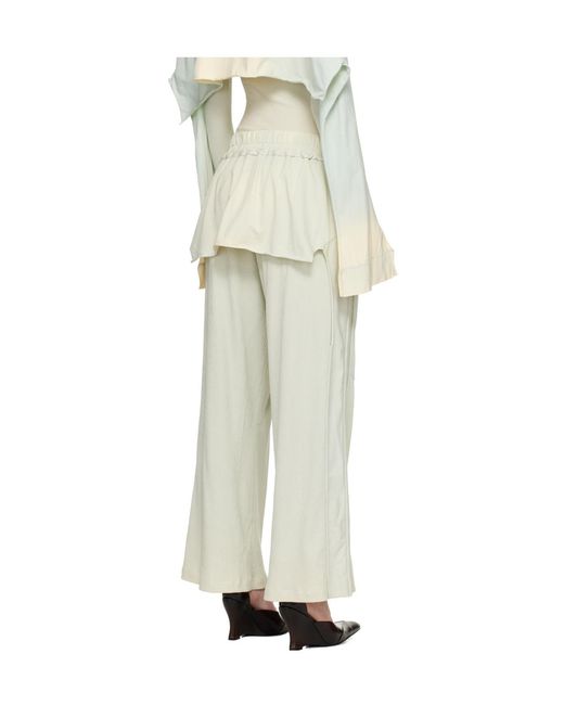 KNWLS Natural Bellona Relaxed Wide-Leg Pants