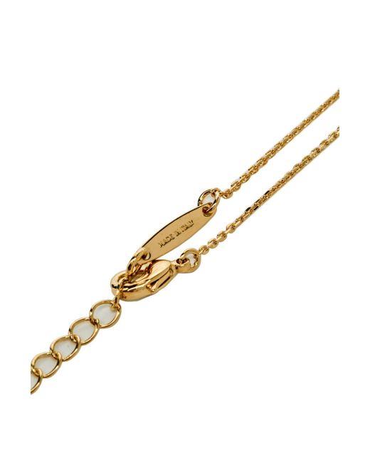 Ferragamo Metallic Pendant Necklace