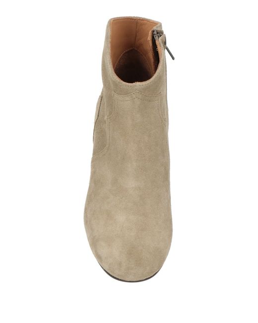 Isabel Marant Natural Solid-Color Suede Shoes