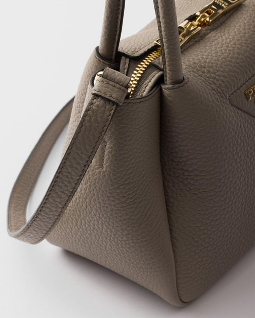 Prada Natural Liaison Mini Leather Handbag