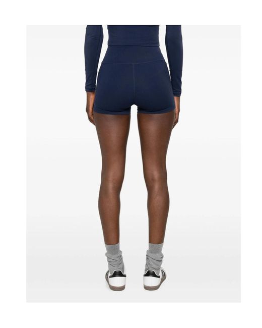Sporty & Rich Blue Tight Shorts