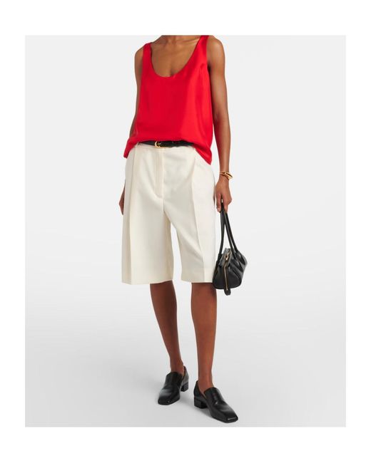 Rohe Red Silk Top