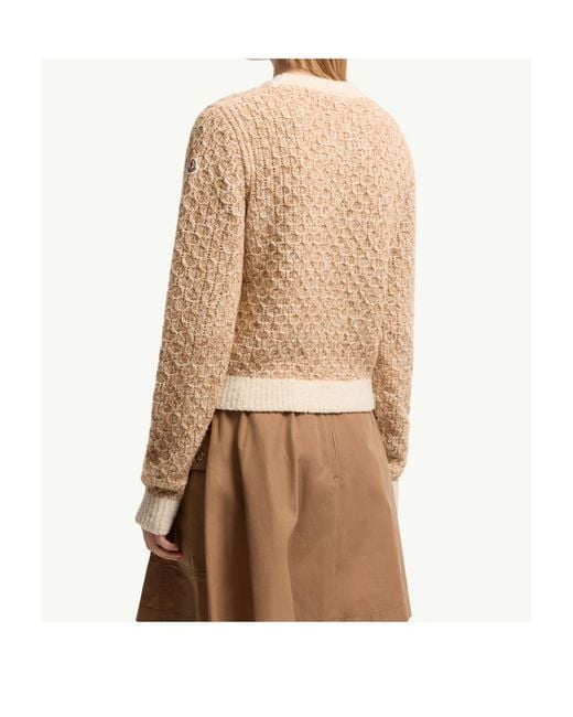 Moncler Natural Wool Blend Jumper
