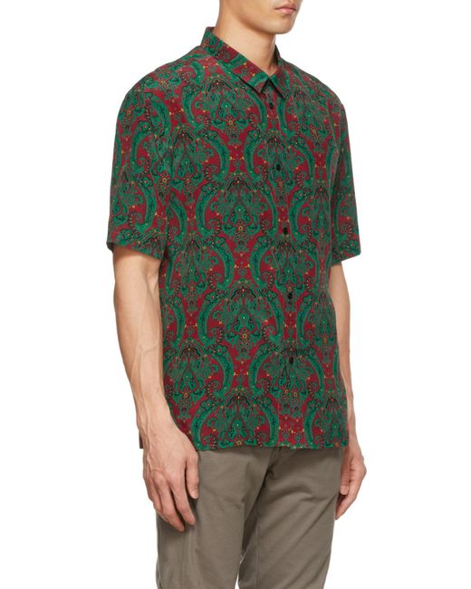 Saint Laurent Green Shirt for men