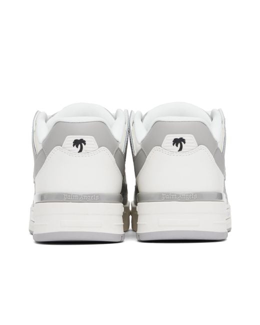 Palm Angels White Round Toe Low-Top Casual Shoes
