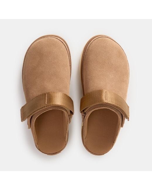 Ugg Natural Goldenstar Logo Detail Sandals