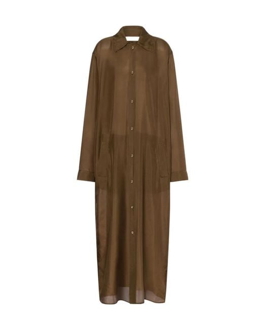 Philosophy Di Lorenzo Serafini Natural Washed Habotai Silk Duster