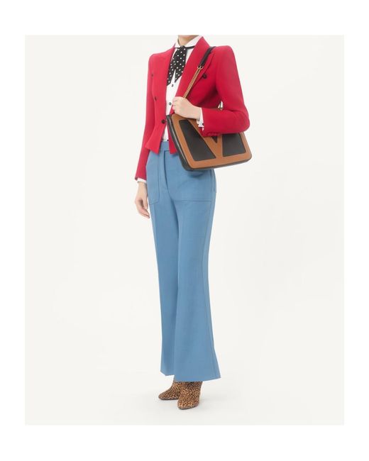 Valentino White Plusdepois-Tie Button-Up Top