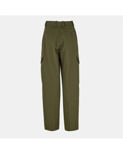 Givenchy Green Cocoon Utility Trousers