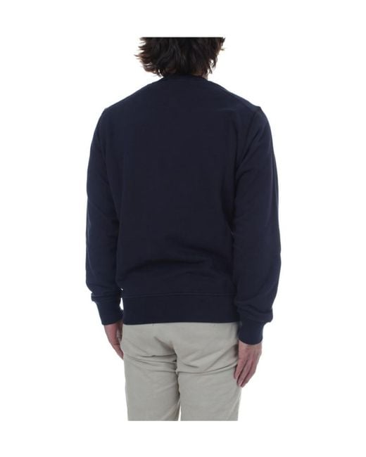Stone Island Blue Industrial One Cotton Sweatshirt for men