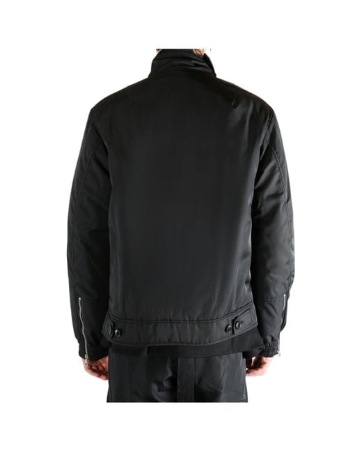 Dries Van Noten Black Venice Concealed Zipped Jacket for men