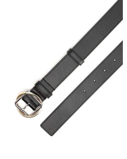 Jacquemus Black Salon Leather Belt for men