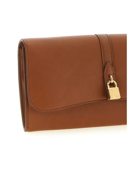 Stella McCartney Brown Ryder Chain Wallet