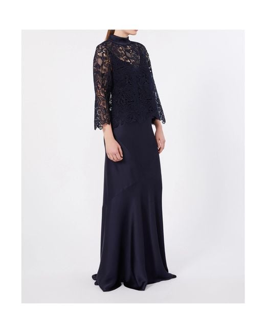 Max Mara Blue Lace Shirt