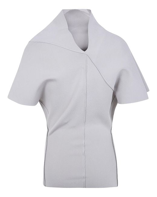 Rick Owens White Collar Top