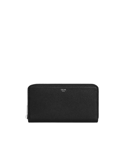 Céline Black Large Zipped Wallet for men