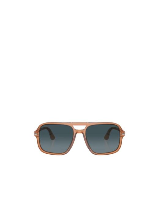 Persol Blue Po3328S Pilot Sunglasses for men