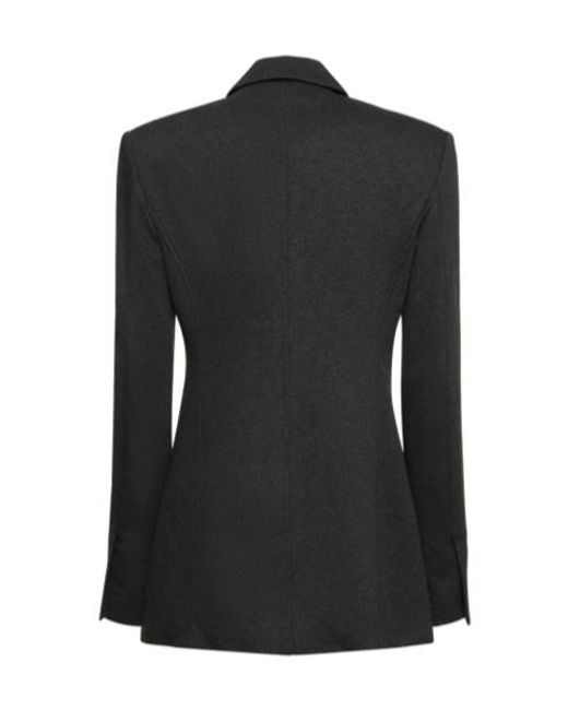 Helmut Lang Black Single-Breasted Blazer