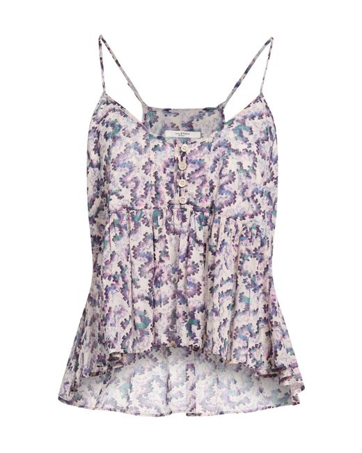 Isabel Marant Purple Sleeveless Top