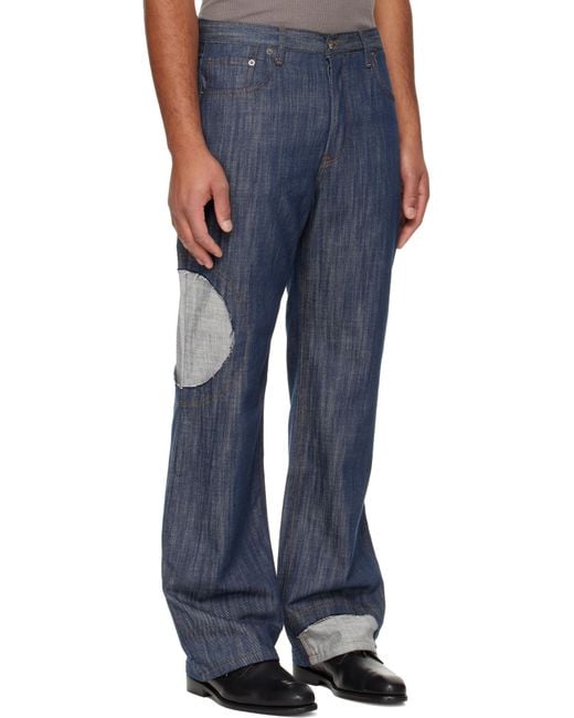 Edward Cuming Blue Circle Window V01S Jeans for men