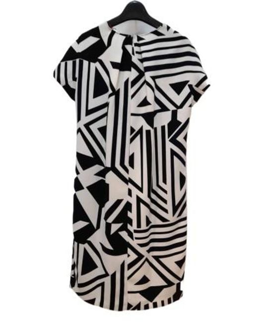 Max Mara Black Round Neck Dress