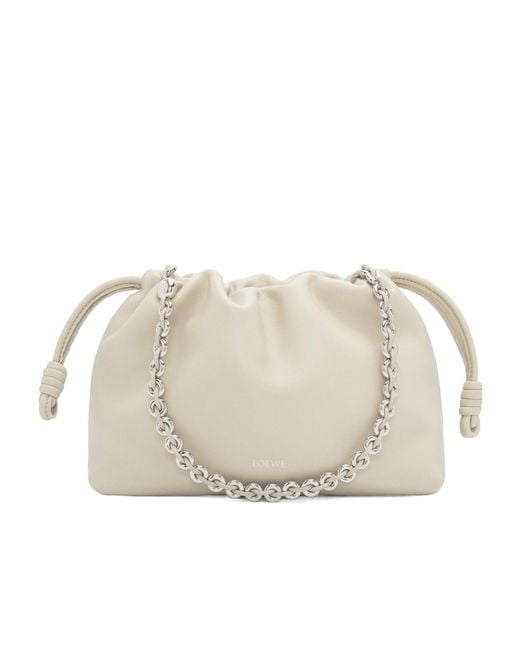 Loewe Natural Flamenco Medium Drawstring Shoulder Bag