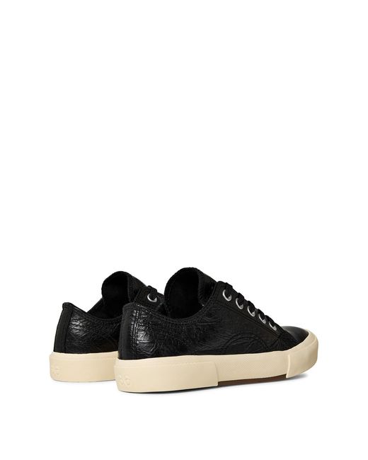 Balenciaga Black Lace-Up Low-Top Sneakers