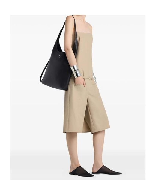 Courreges Black Courrèges Melt Large Shoulder Bag