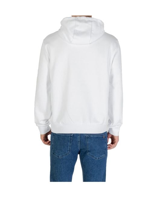 EA7 Blue Long-Sleeve Sweatshirt for men