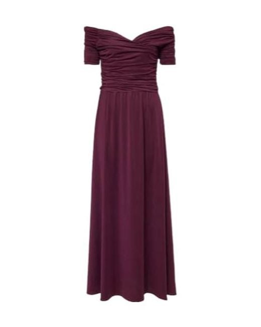 Altuzarra Purple Charlotte Ruched Jersey Maxi Dress