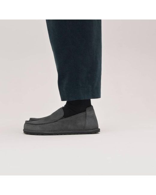 Birkenstock Black Utti Slip On Suede Leather for men