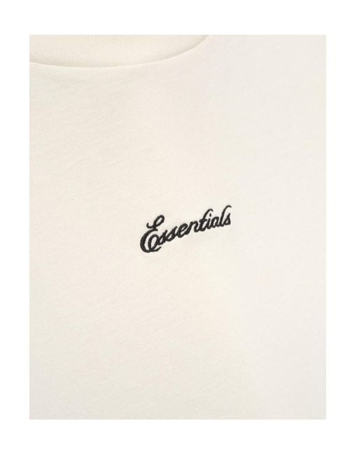 Fear Of God White Signature 90S Short Sleeve Tee for men
