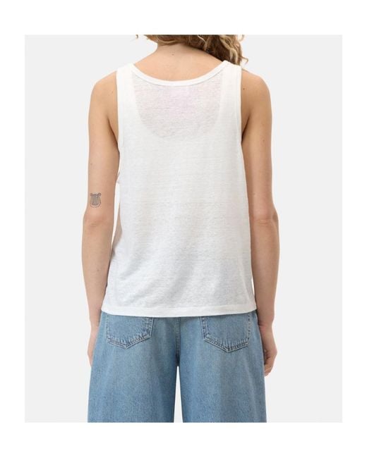 Closed White Scoop-Neck Tank Top