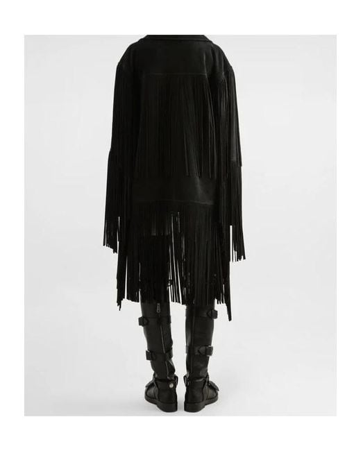 Dolce & Gabbana Black Split Leather Jacket