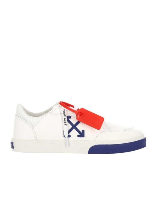 Off-White c/o Virgil Abloh White Round Toe Lace-Up Sneakers for men