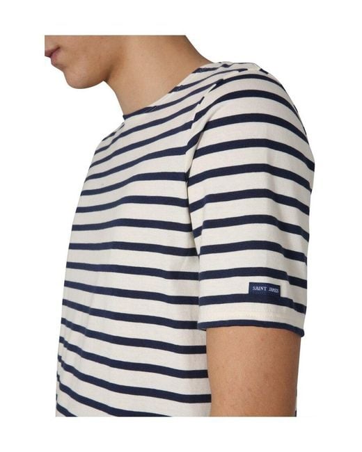 Saint James White Polo/ T-Shirt / Blouse for men
