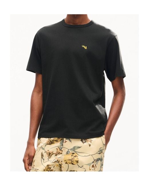 KENZO Black Jumping Tiger' Embroidered T-Shirt for men