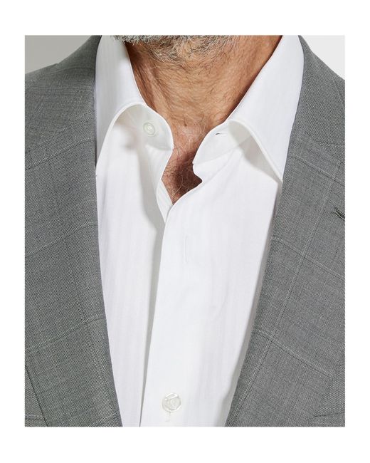 Zegna Gray Single-Breasted Centoventimila Suit for men