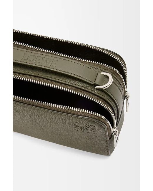 Loewe Green Mini Crossbody Camera Bag for men
