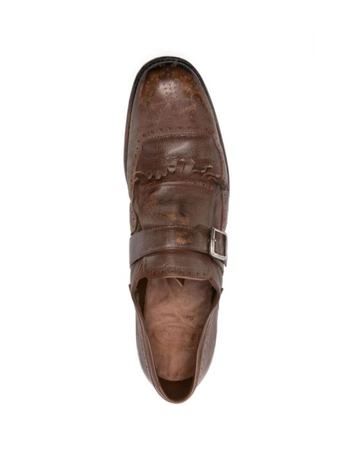 Church's Brown Fringed Strap Loafers for men
