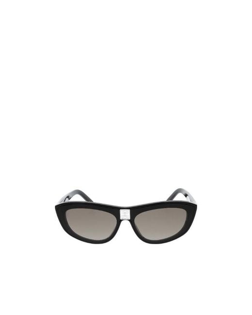 Givenchy White Eyewear Rectangular Frame Sunglasses