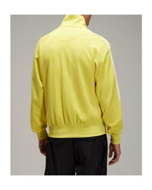 Y-3 Yellow 3-Stripes Track Top for men