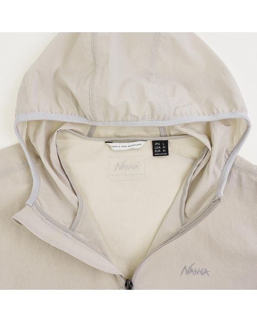 NANGA Gray Zipper Jacket for men