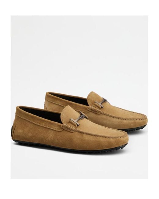 Tod's Brown Logo Love Shoes for men