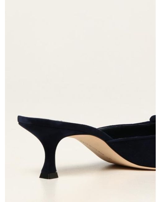 Manolo Blahnik Blue High Heels
