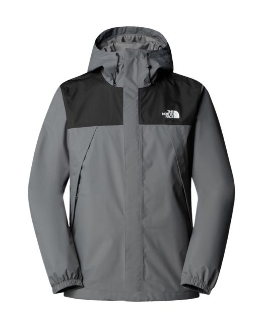 The North Face Gray Antora Hooded Jacket for men