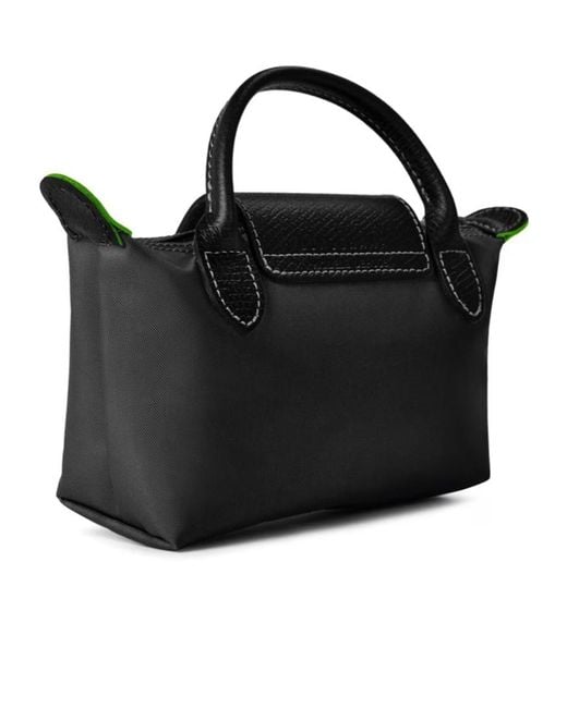 Longchamp Black Le Pliage Mini Crossbody Bag