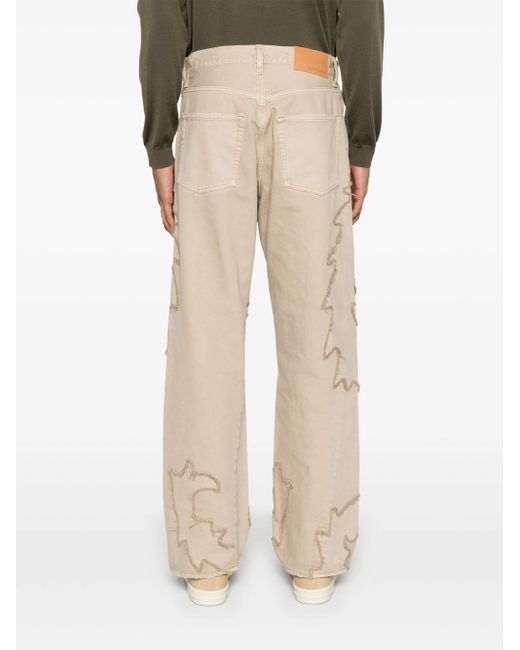 sunflower Natural Logo-Patch Jeans for men