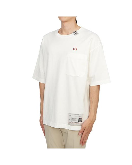 Maison Mihara Yasuhiro White Lo Fi Vision Crewneck T-Shirt for men