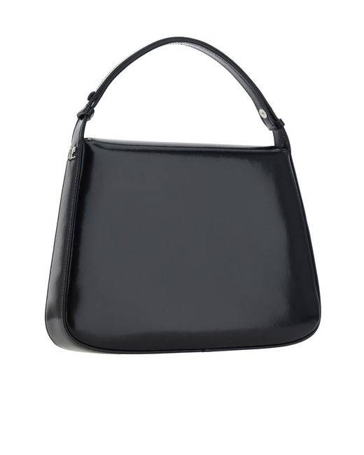 Courreges Black Flip Handbag